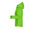 JN Ladies Outdoor Jacket JN1097 100%PES, spring-green/iron-grey, Größe S