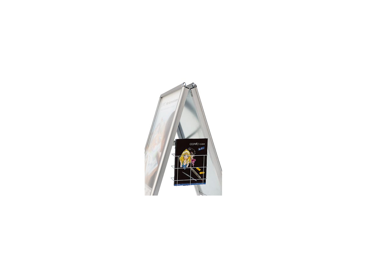 magnetoplan Kundenstopper SP 00016 66,1x119cm DIN A1 silber