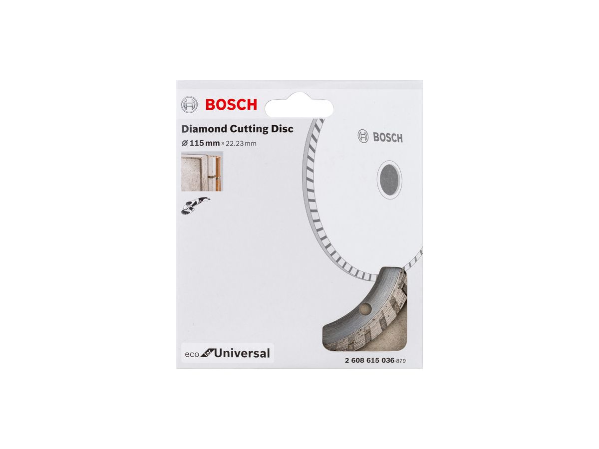 BOSCH DIA Trennscheibe Turbo ECO For Universal, 115 mm