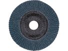 PFERD Fächerschleifscheibe 125 mm, gewölbt, K60, Zirkonkorund