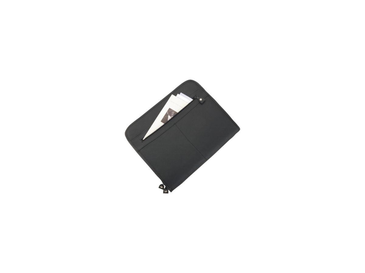 Alassio Schreibmappe MILANO 30042 36x29x5cm Lederimitat schwarz
