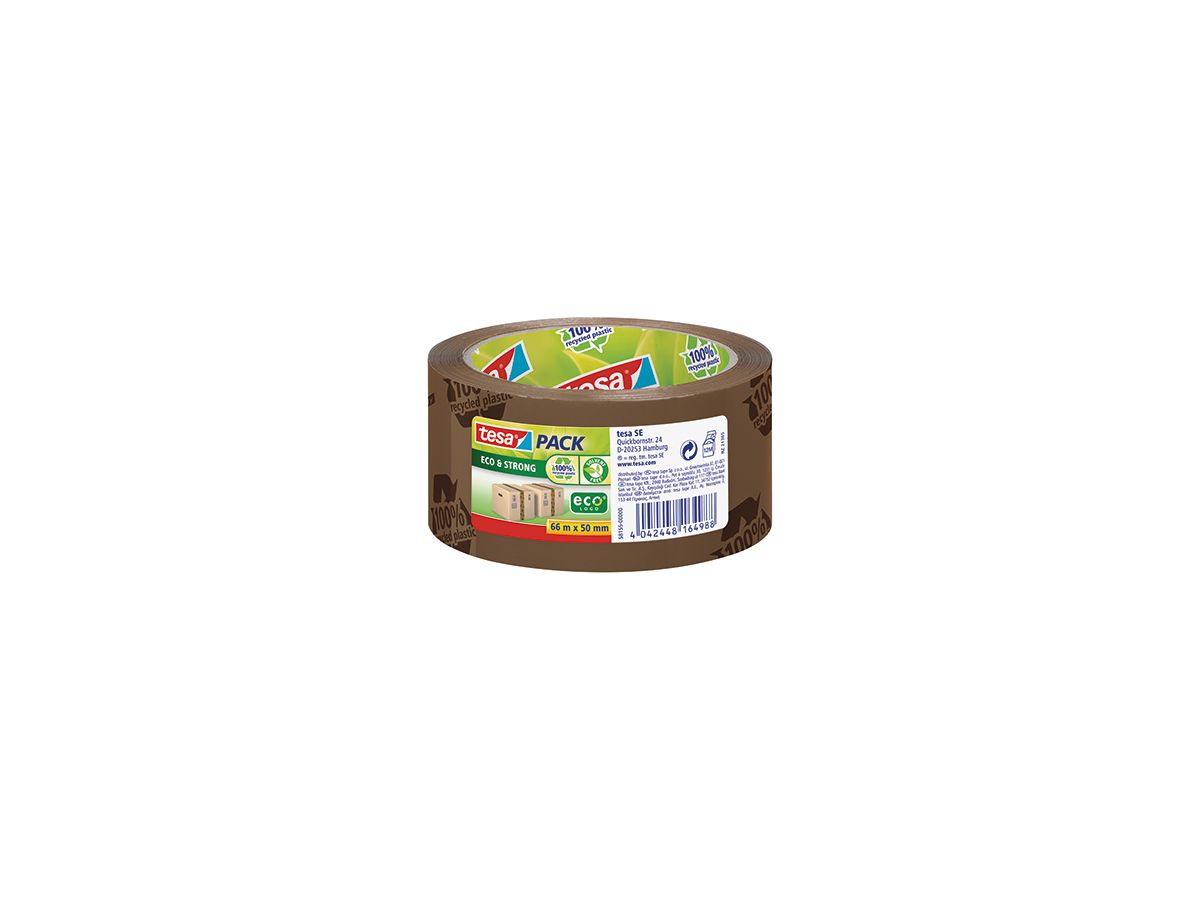 tesa Packband tesapack Eco + Strong 58155-00000 50mmx66m braun
