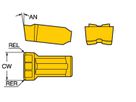 COROMANT CoroCut 1-2 Schneidensystem zum Einstechen N123R1-1500-0010-GR2135