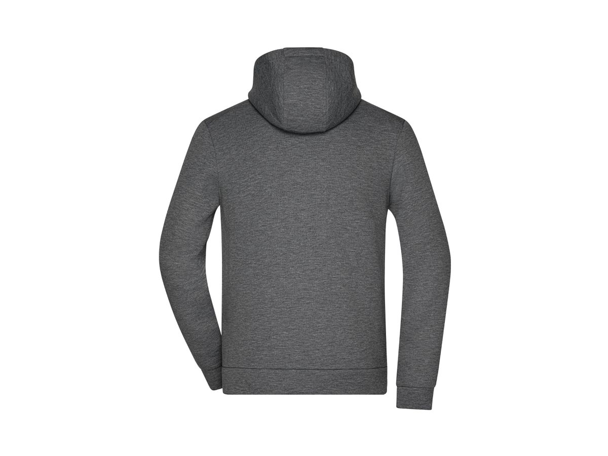 JN Men's Hooded Jacket JN1144 dark-melange, Größe L