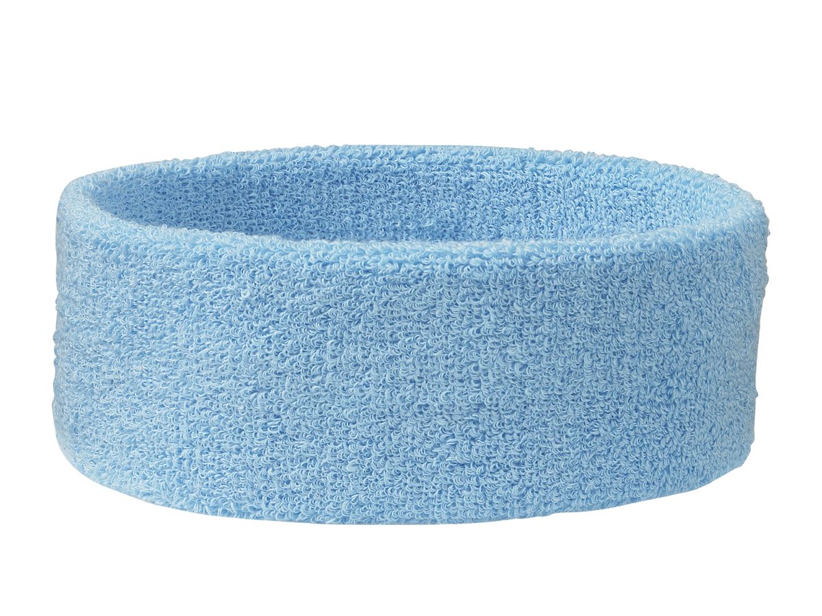 mb Terry Headband MB042 80%BW/20%EL, light-blue, Größe one size
