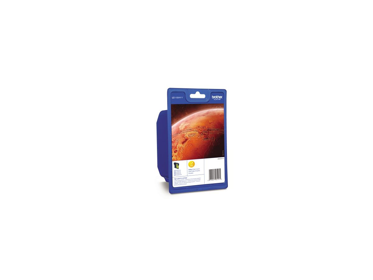 Brother Tintenpatrone LC1100HYY 750Seiten gelb