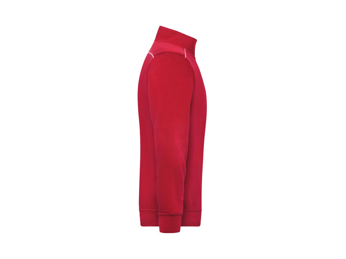JN Sweatshirt mit Stehkragen JN895 red, Größe 3XL