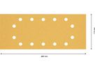 BOSCH Schleifblatt C470 EXPERT 115x280 mm, K 80, VE 10
