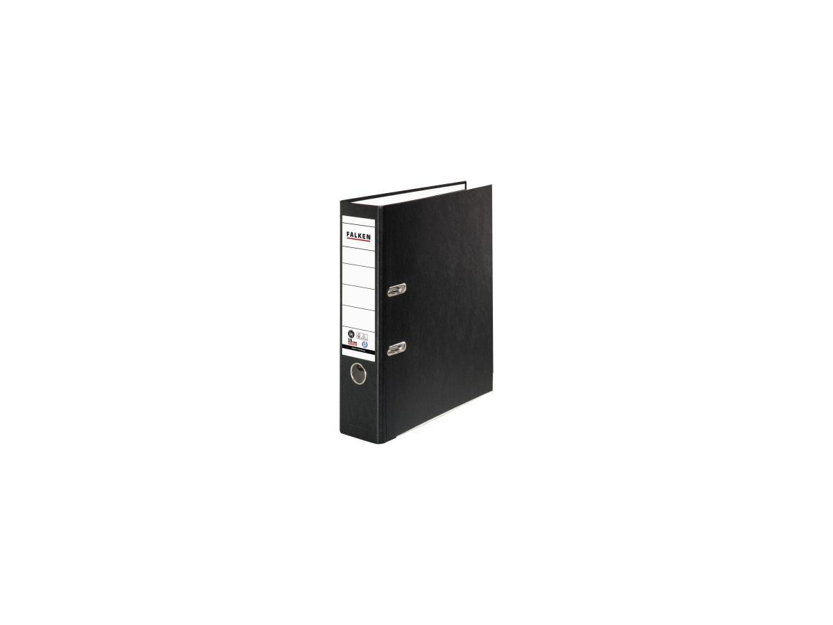 Falken Ordner Recycolor 11285558 DIN A4 80mm Papier schwarz