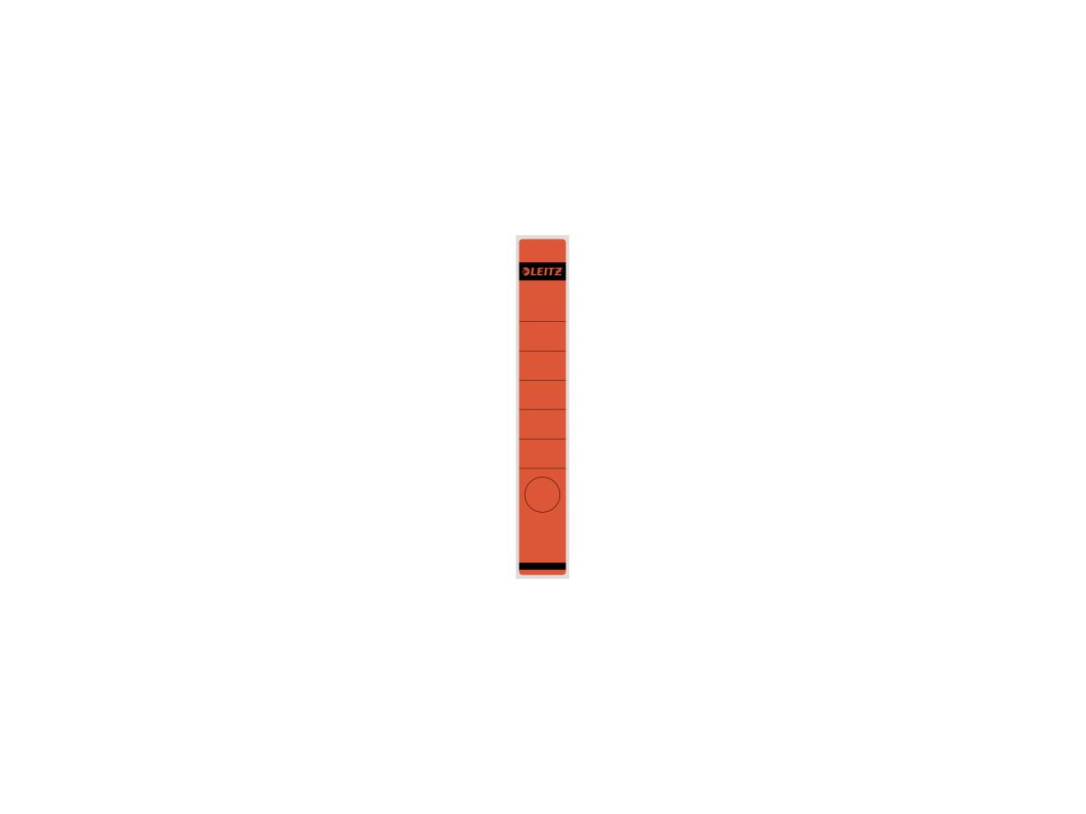 Leitz Ordneretikett 16480025 lang/schmal sk rot 10 St./Pack.