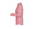 JN Ladies Traditional Shirt JN637 100% BW, red/white, Größe L