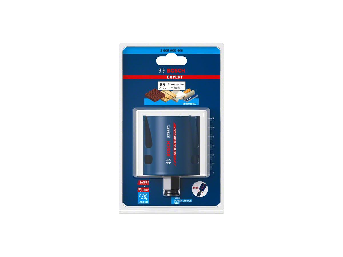 BOSCH Lochsäge EXPERT ConstructionMat 65 mm