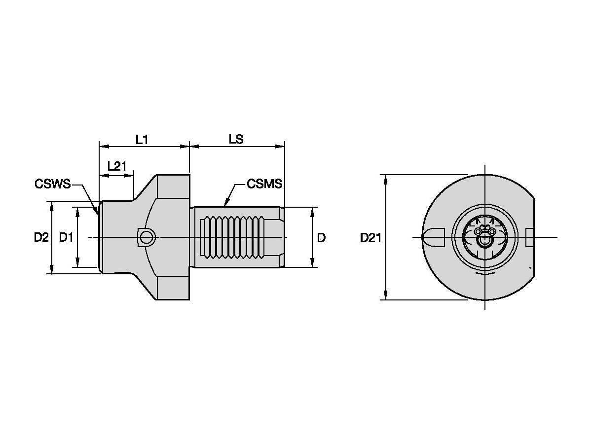 KM SYSTEMS KM50RCMLVDI40120 KM-GRUNDH-A/VDI-AX KM50/RAD-SP D40/L120