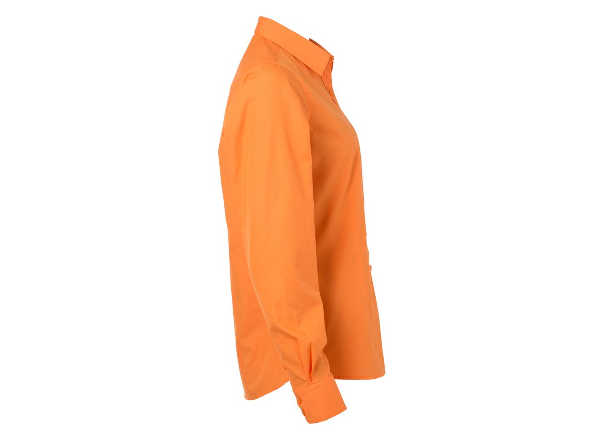 JN Ladies' Shirt Longsleeve Poplin JN677 orange, Größe M