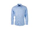 JN Men´s Shirt Longsleeve JN682 100%BW, light-blue, Gr. L