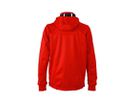 JN Mens Maritime Jacket JN1078 100%PES, red/navy/white, Größe XL