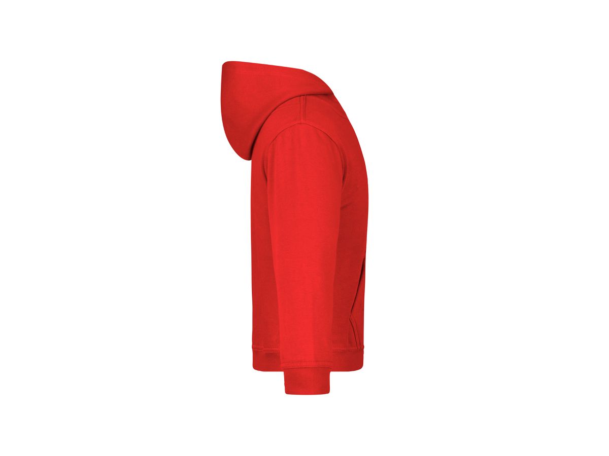 JN Hooded Sweat Junior JN047K 80%BW/20%PES, red, Größe XS