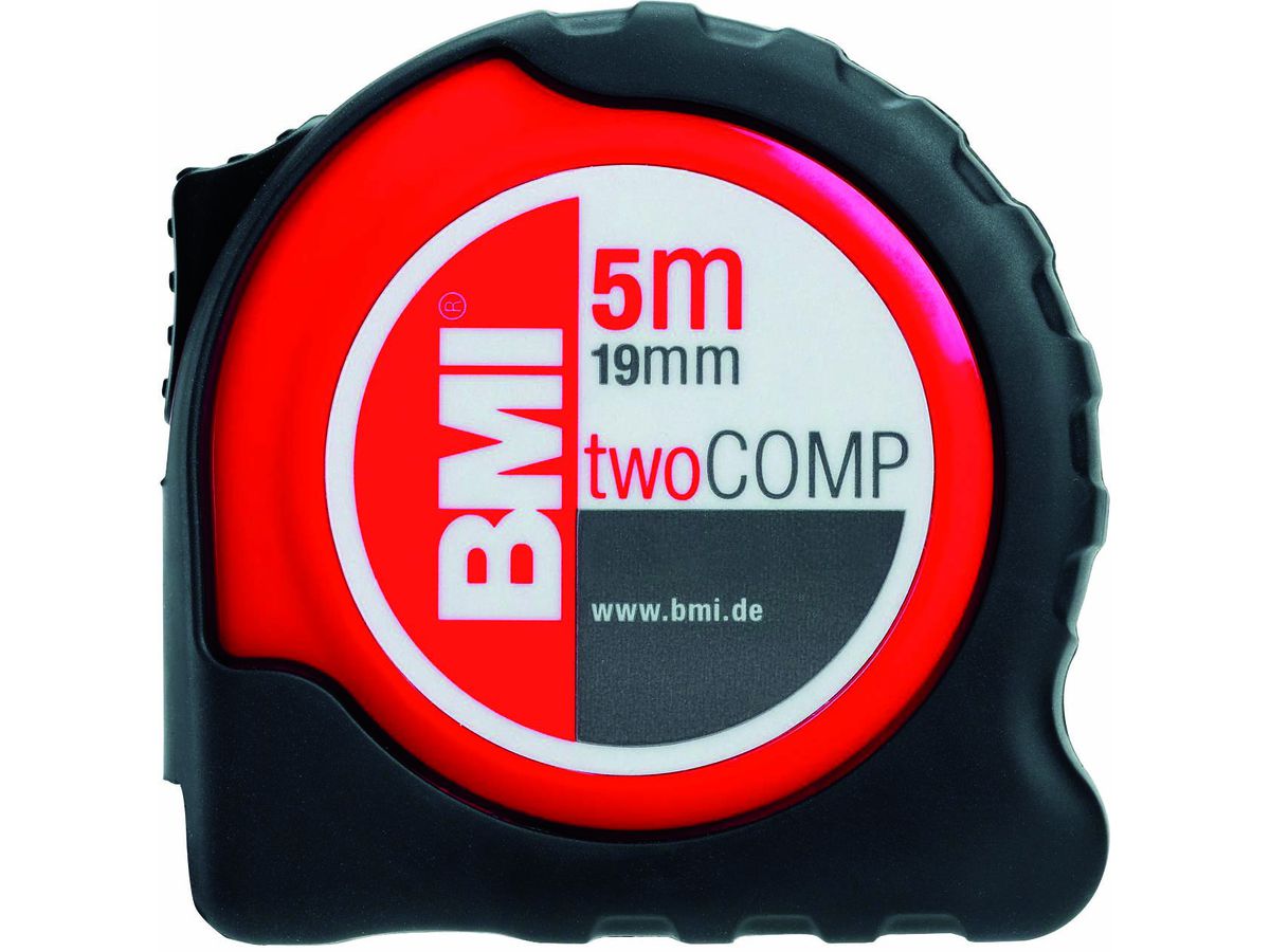 Tape measure twoCOMP 5mx19mm BMI