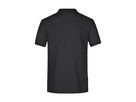 JN708 Men´s Pima Polo, Gr. XXL, schwarz black, Größe XXL