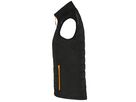 JN Ladies' Hybrid Vest JN1821 black/neon-orange Gr. S