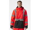 HELLY HANSEN UCME Softshell-Jacke 71185 Gr. XS HI VIS RED/EBONY