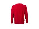 JN Mens V-Neck Pullover JN659 100%BW, red, Größe 2XL