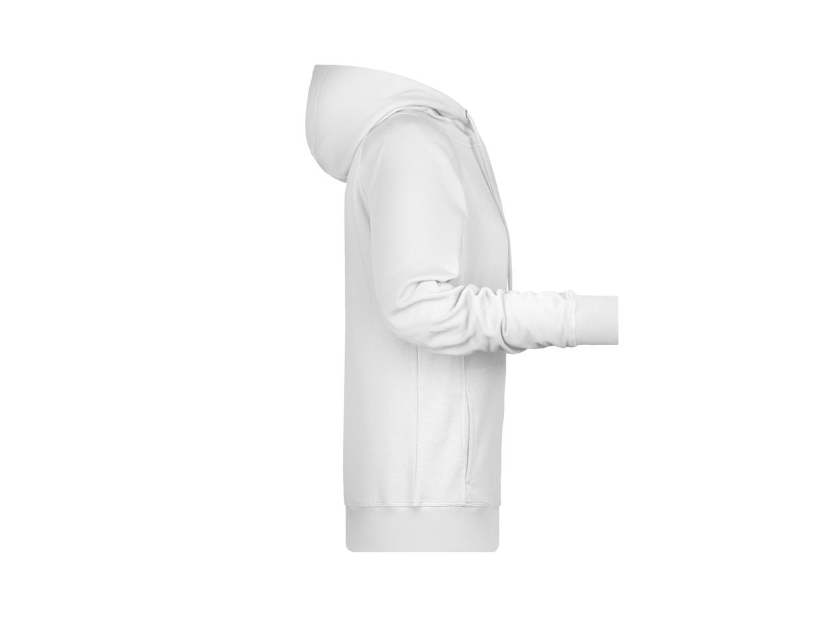 JN Ladies' Hoody 8023 white, Größe 3XL