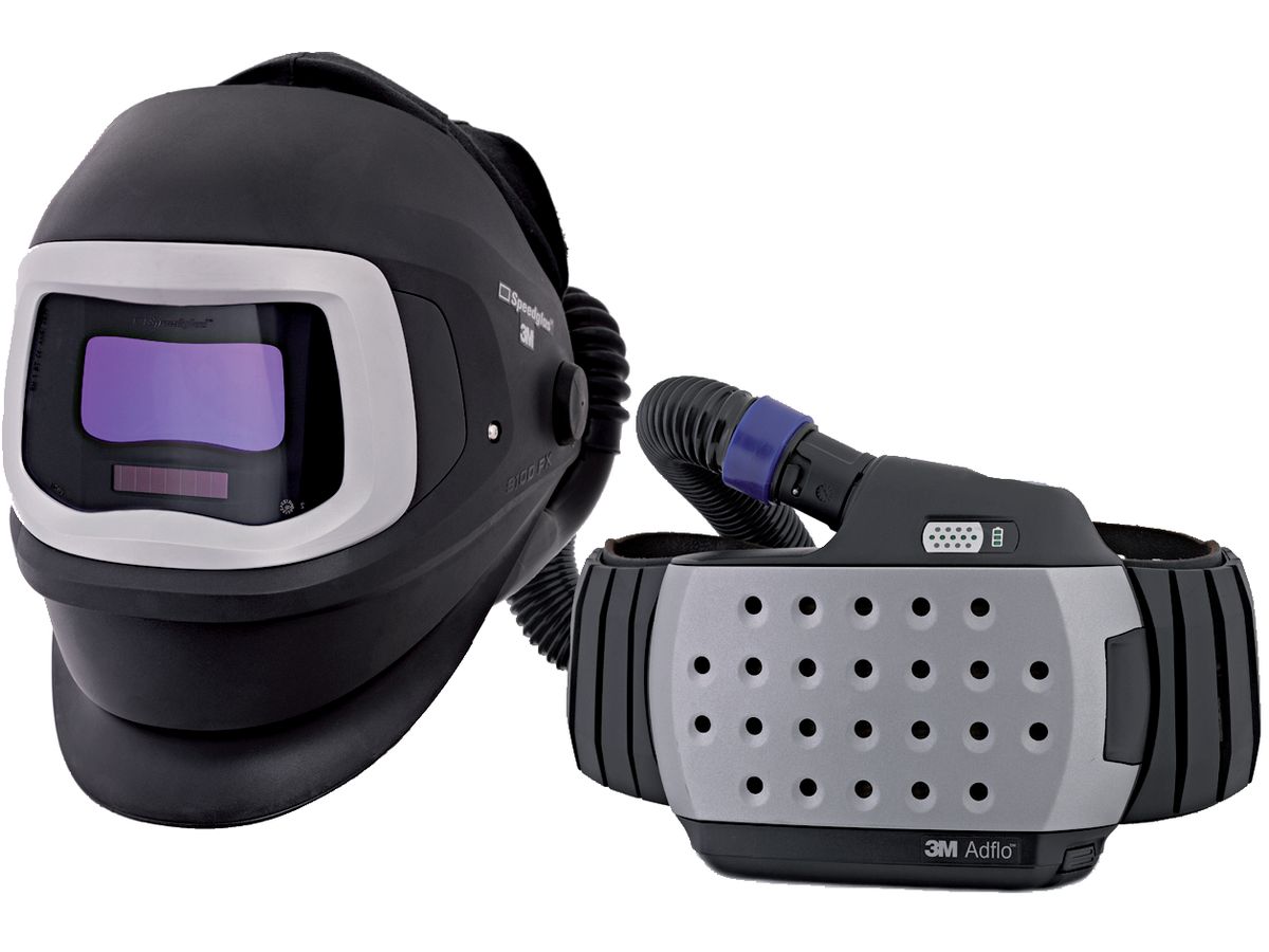 3M Speedglas Hochleistungs-Schweißmaske mit Adflo G5-01 ohne Schweißfilter
