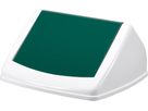 DURABLE Abfalleimer DURABIN FLIP VEH2012034 32x59x36cm weiß/grün