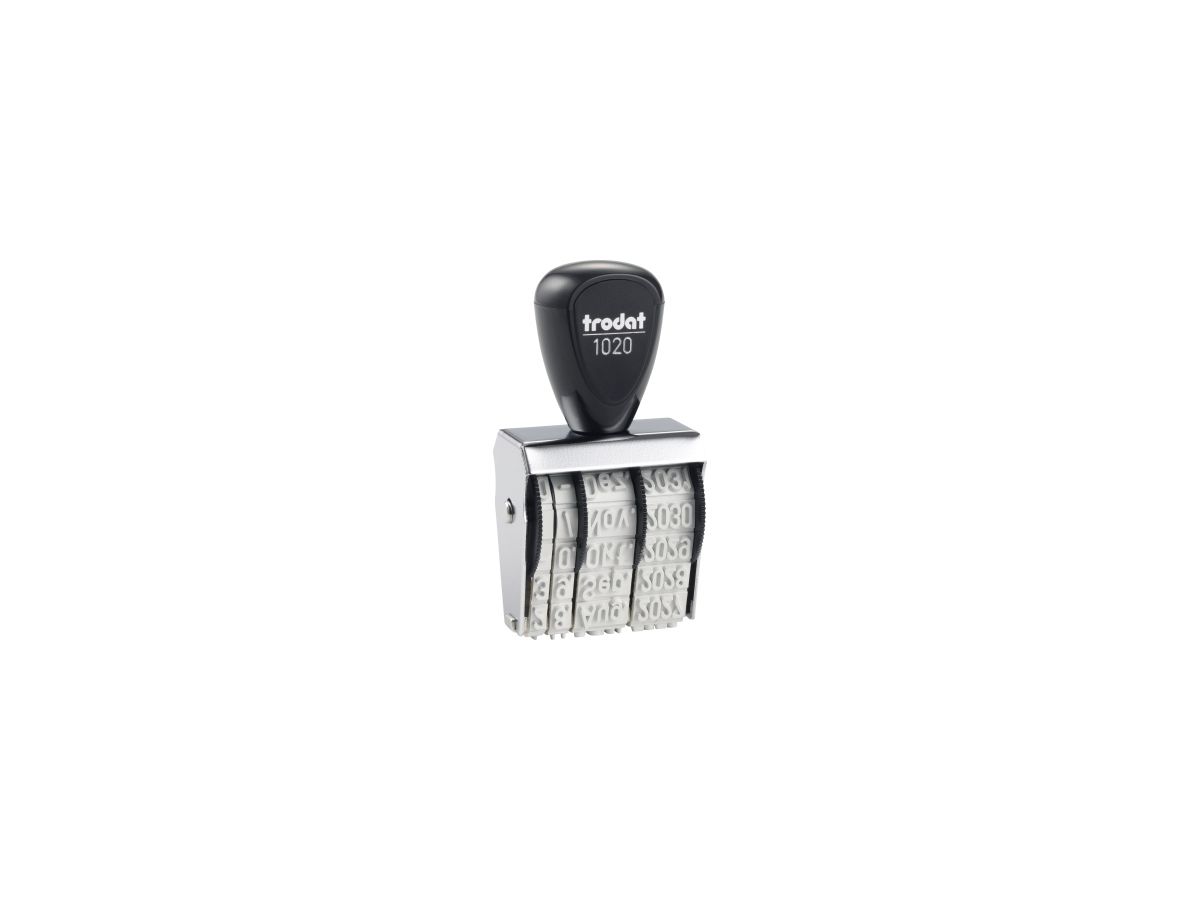 trodat Datumstempel Classic 1020 54223 5x32mm silber