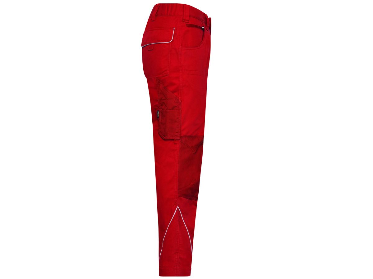 JN Workwear Pants - SOLID - JN878 red, Größe 94