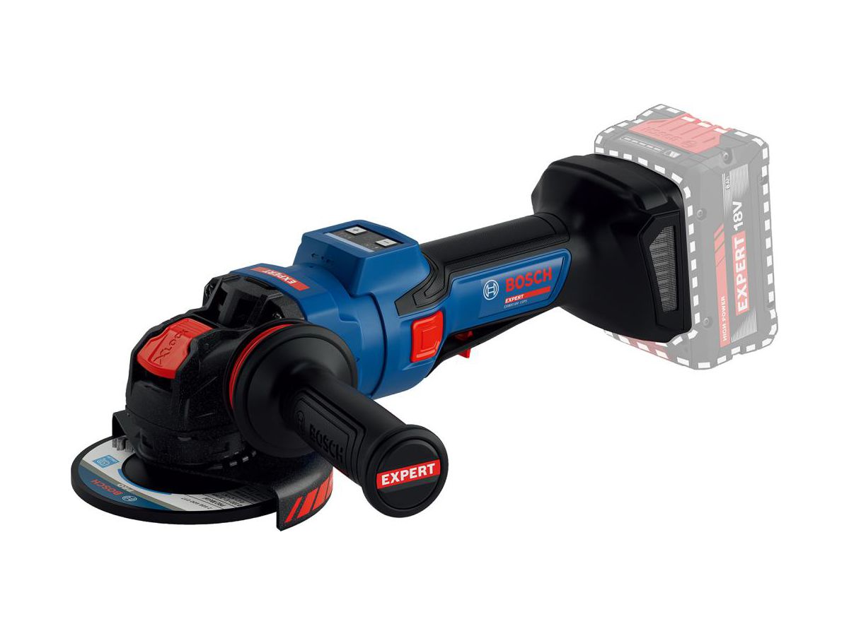 BOSCH EXPERT-Akku-Winkelschleifer EXWX18V-15PS, solo, in L-BOXX