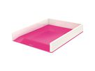 Leitz Briefkorb WOW 53611023 DIN A4 PS weiß/pink