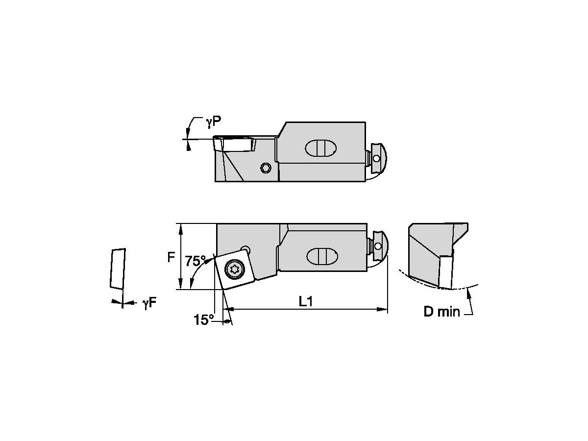 KENNAMETAL SSKCL12CA12 S KURZKLEMMHALTER