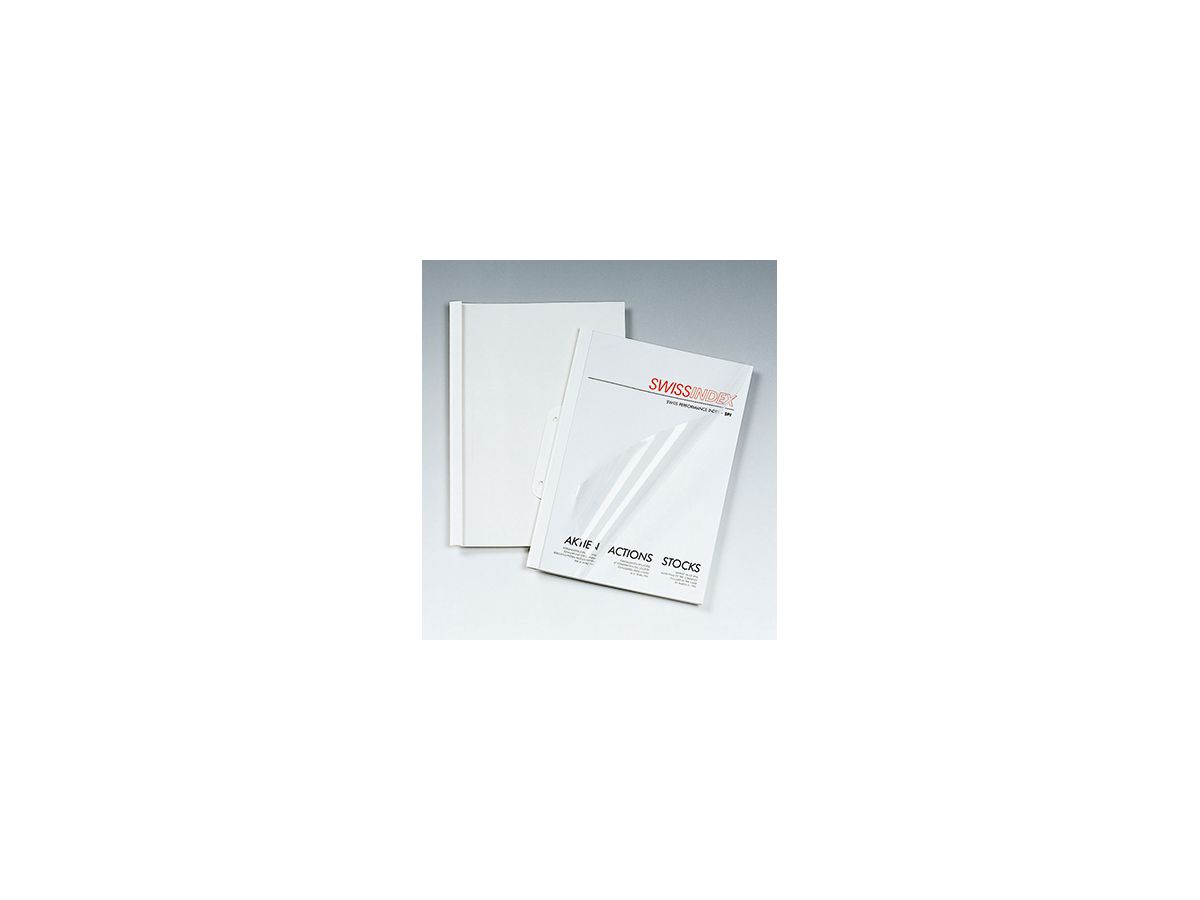 GBC Thermobindemappe TC080670 DIN A4 40-50Bl. weiß 100 St./Pack.