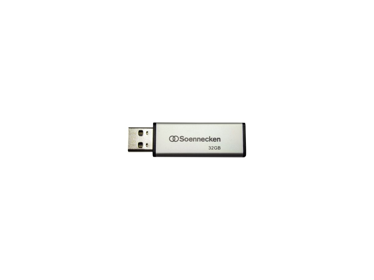 Soennecken USB-Stick 71614 2.0 32GB schwarz/silber
