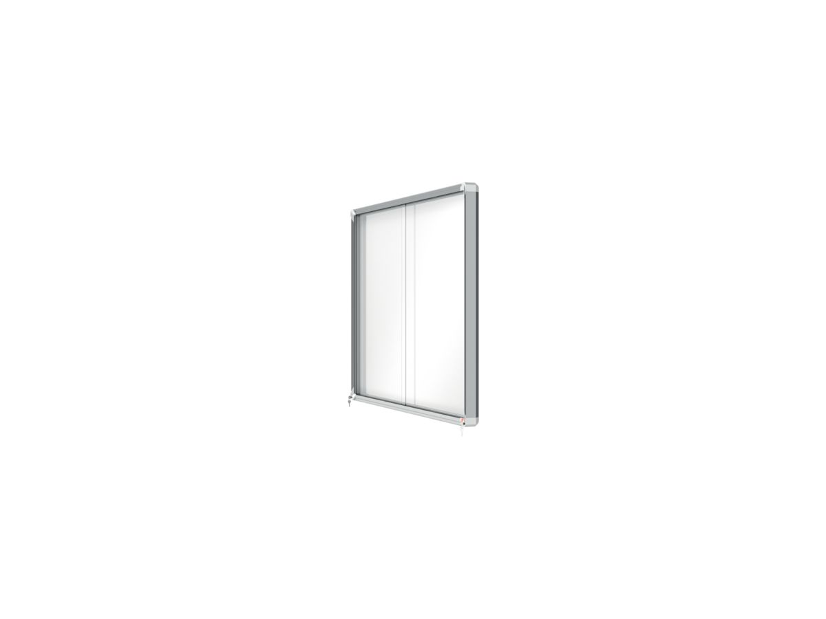 Nobo Schaukasten 1902571 141,2x100x5,4cm 18xDIN A4 silber