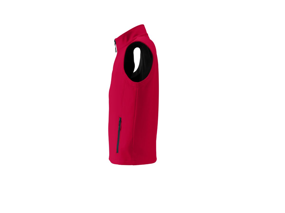 JN Men's Promo Softshell Vest JN1128 red/black, Größe 3XL