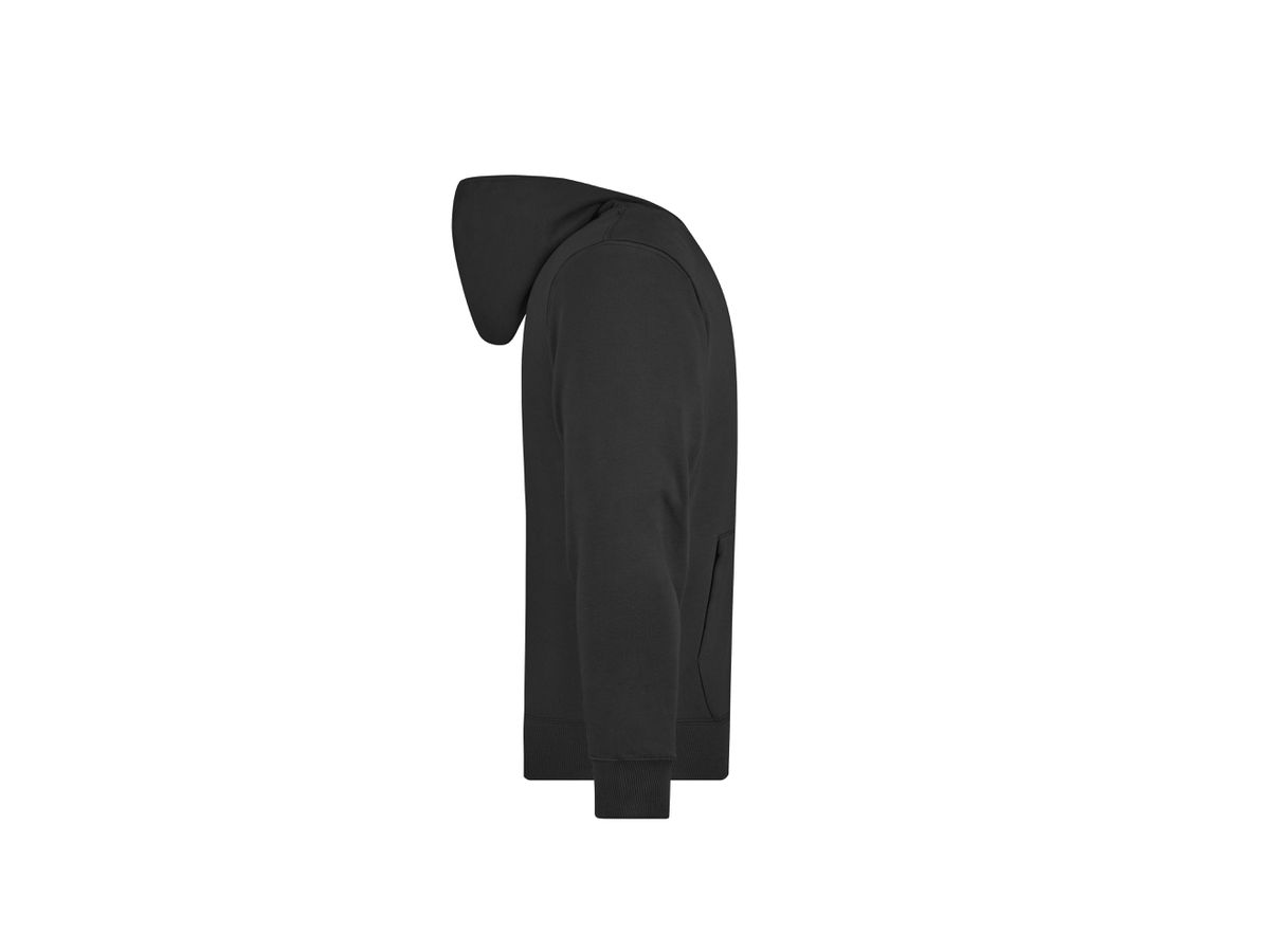 JN Mens Hooded Jacket JN042 80%BW/20%PES, black, Größe M