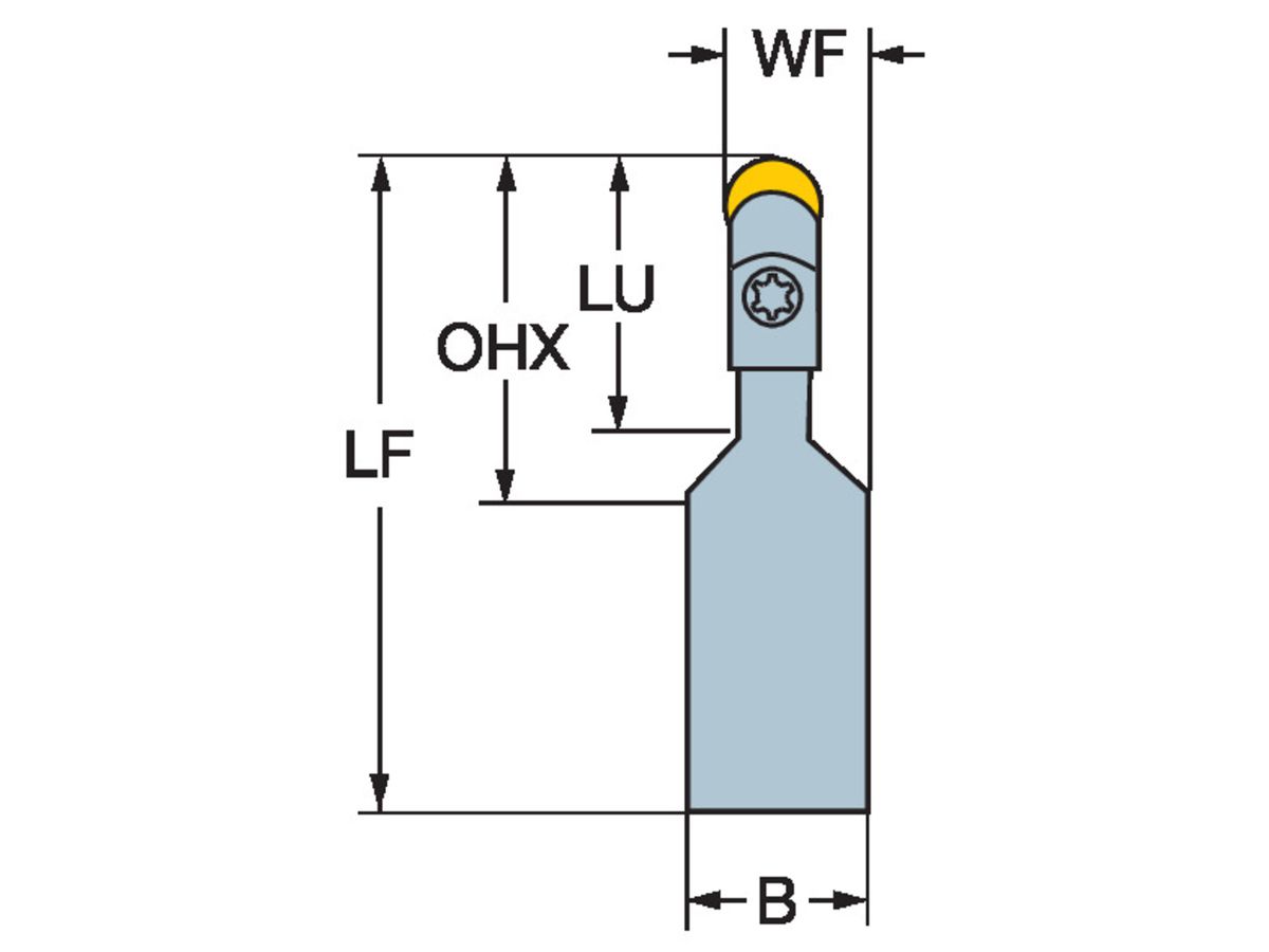 COROMANT T-MAX HALTER FUER KERAMIK-WPL