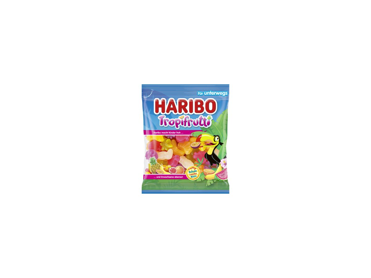 HARIBO Fruchtgummi TROPIFRUTTI 389140 100 g/Pack.