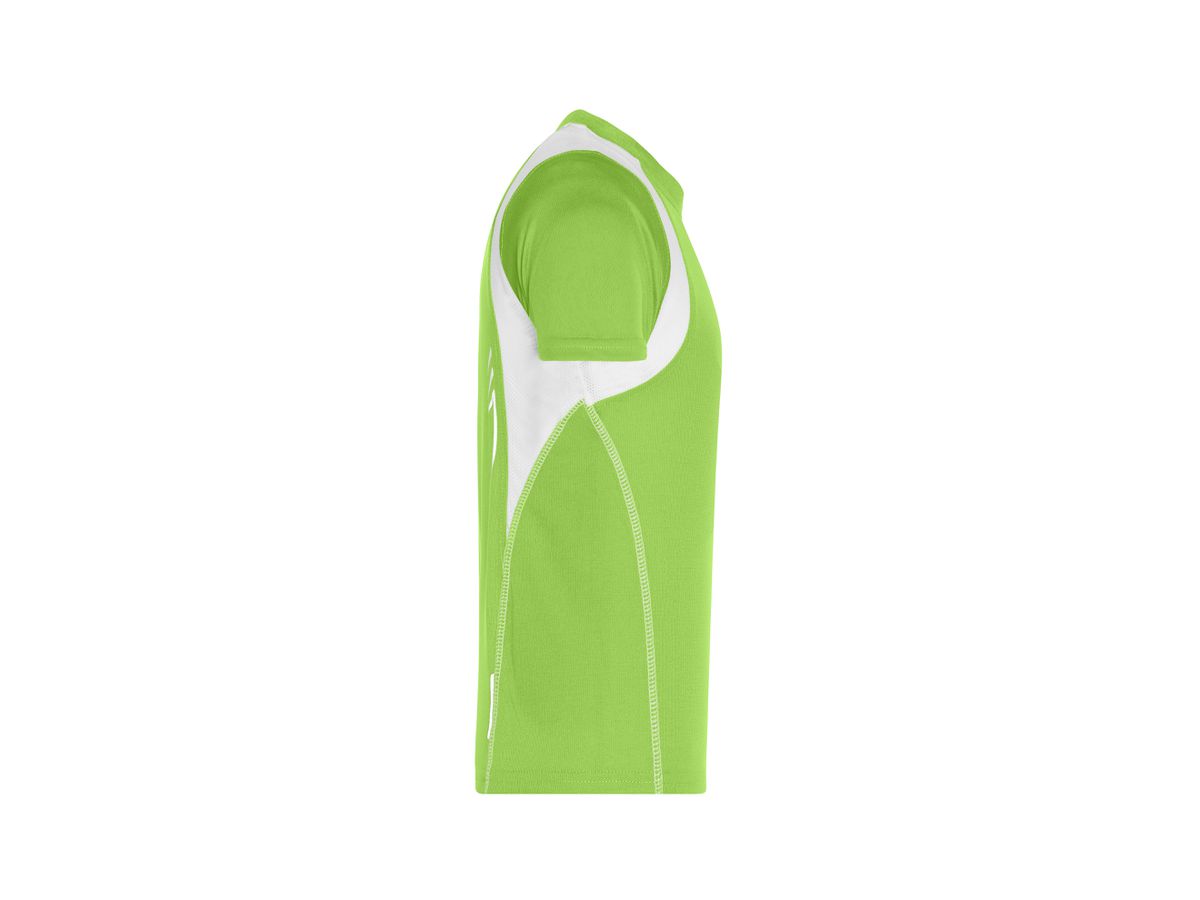 JN Running-T Junior JN397K 100%PES, lime-green/white, Größe L