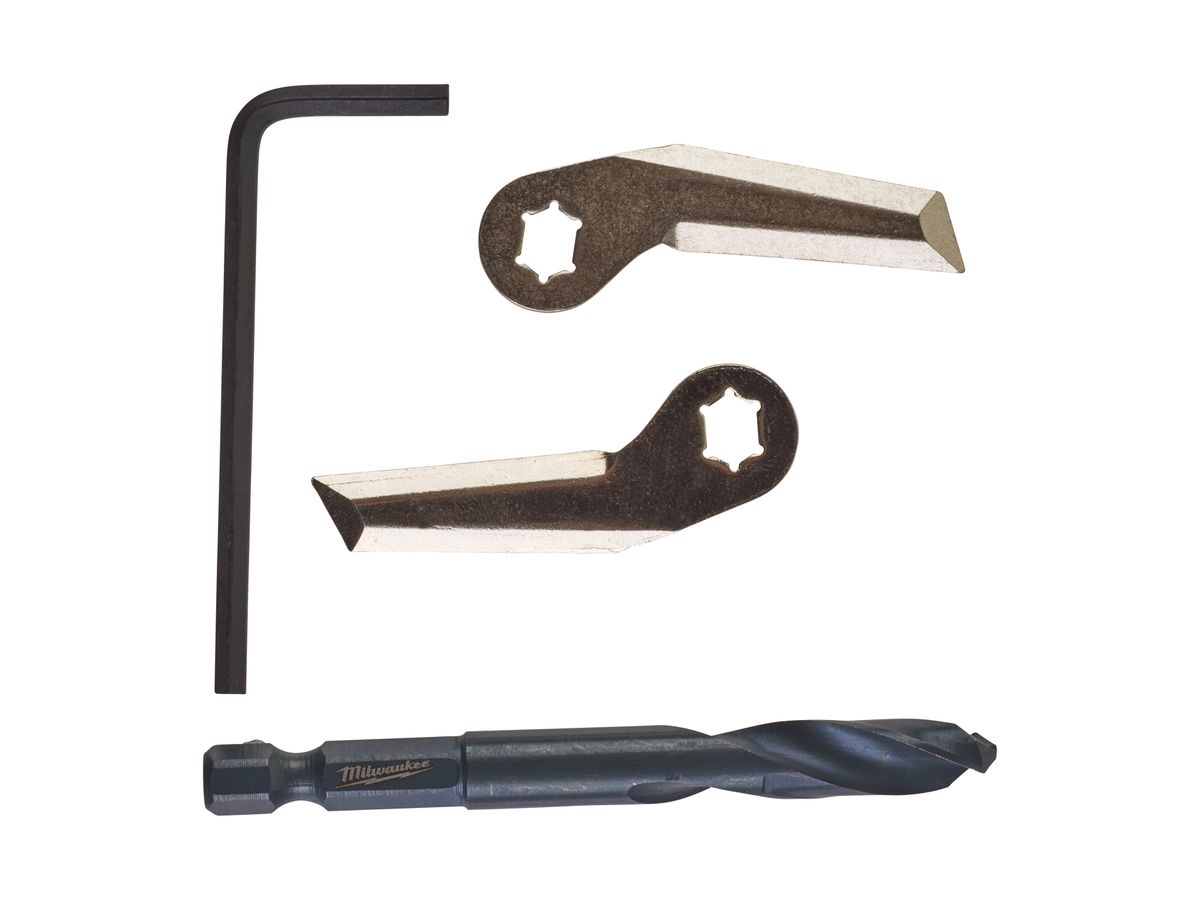 MILWAUKEE Ersatzmesser-Set für Kreisschneider für Trockenbauwände