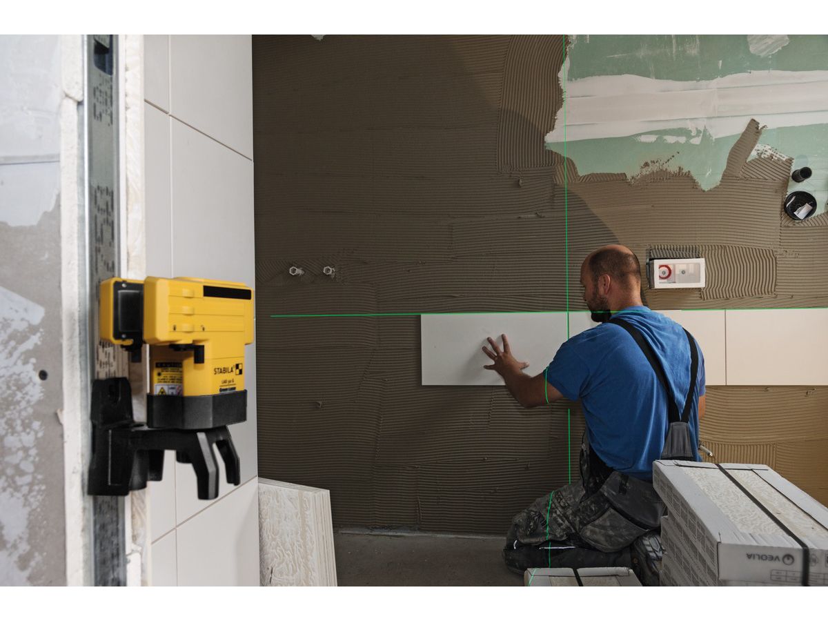 STABILA Kreuzlinien-Laser LAX 50G inkl. Mehrzweckplattf. In Tasche