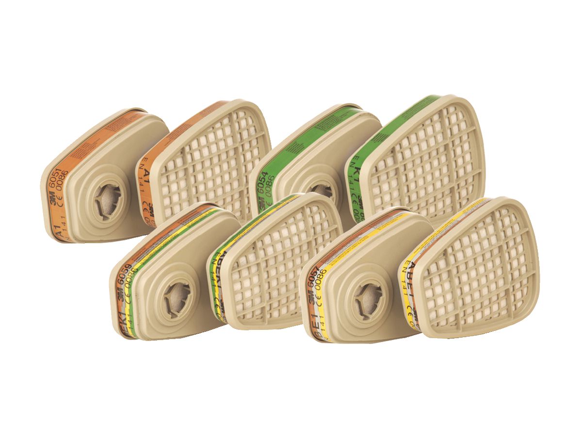 Filter 6059, ABEK1 mit Bajonettanschluss gegen organische