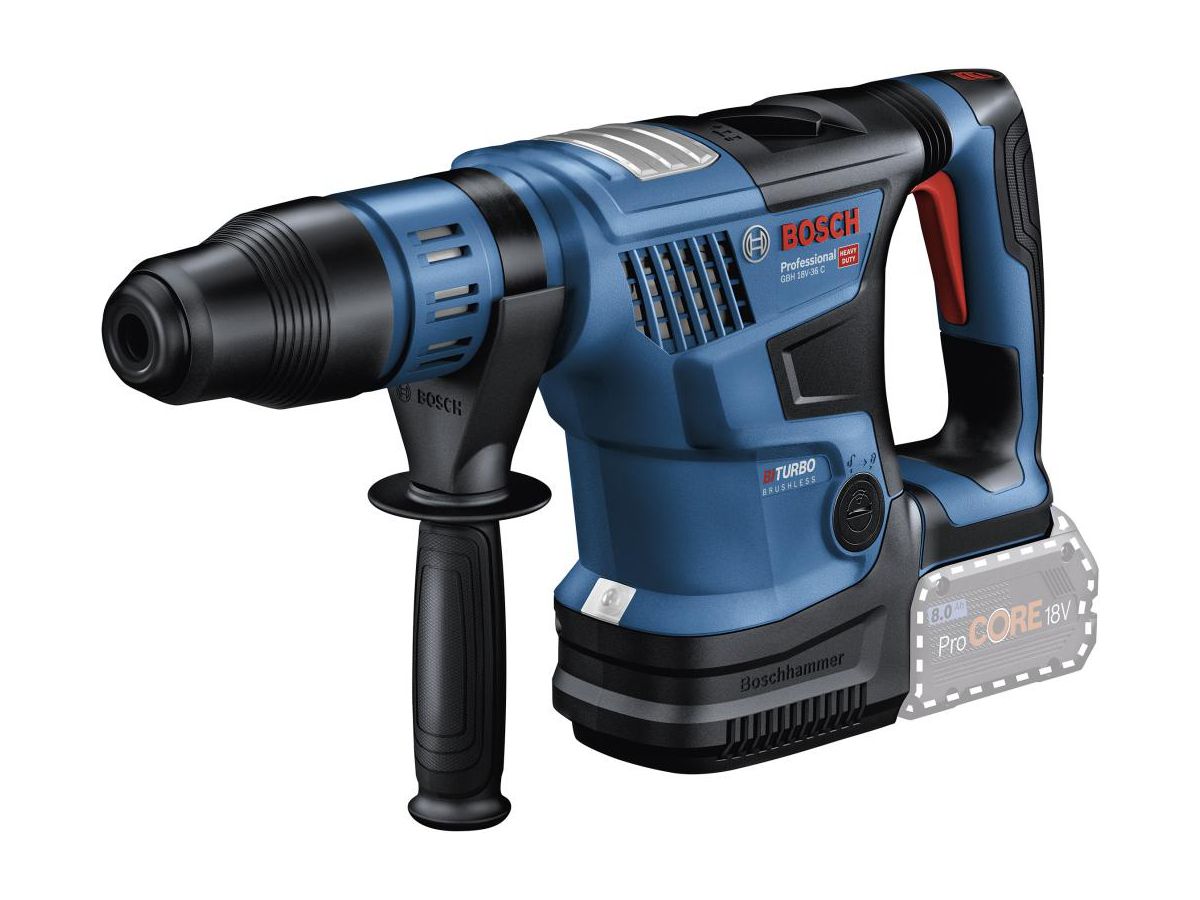 BOSCH Akku-Bohrhammer GBH 18V-36 C solo CLC