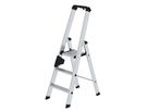 MUNK Aluminium-Stehleiter eins. begehbar, 2,75m Ah, 1x3 Stufen