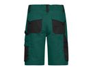 JN Workwear Bermudas JN835 65%PES/35%BW, dark-green/black, Größe 60