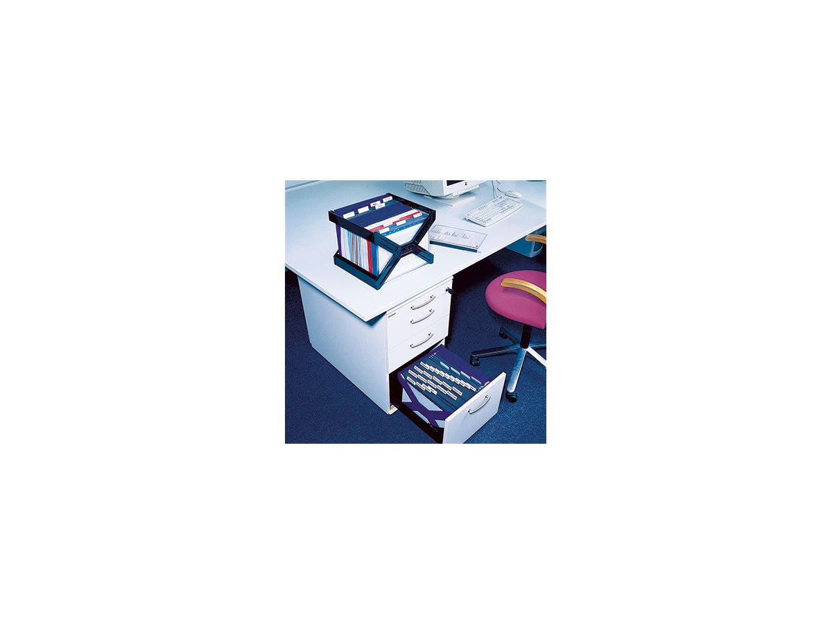 DURABLE Hängekorb CARRY plus 261101 für 30Hängemappen PS schwarz