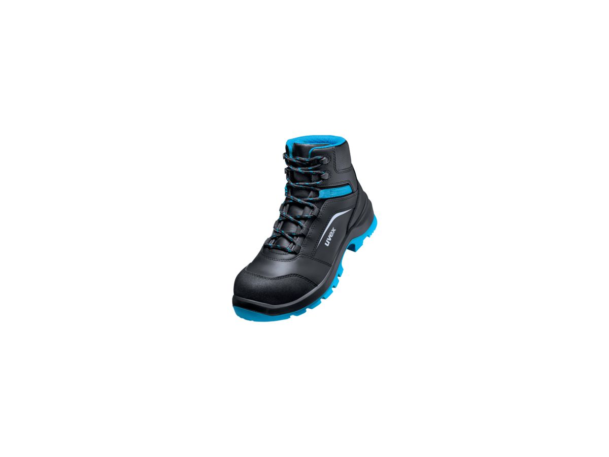 UVEX 2 xenova Sicherheits-Stiefel Gr. 46 W11 S3L ESD SR schw/blau 9556.2
